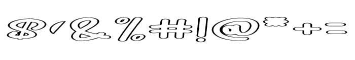 Cartoon Halloween Font OTHER CHARS