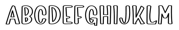 Cartoon Halloween Font UPPERCASE