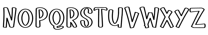 Cartoon Halloween Font UPPERCASE