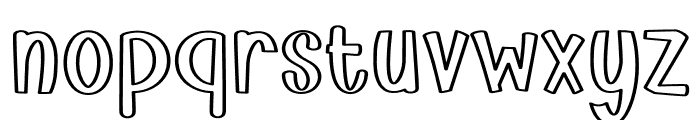 Cartoon Halloween Font LOWERCASE