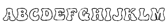Cartoon Sketch Regular Font UPPERCASE