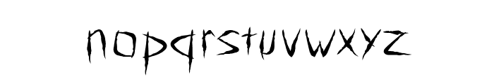 Carved Pine Wood Regular Font LOWERCASE