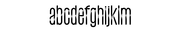 Carverine Font Modern Font LOWERCASE