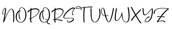 Carylina Font UPPERCASE