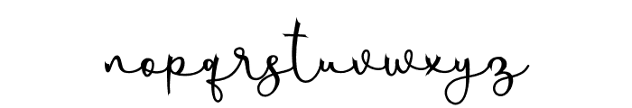 Carylina Font LOWERCASE
