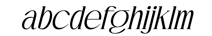 Casftego Italic Font LOWERCASE