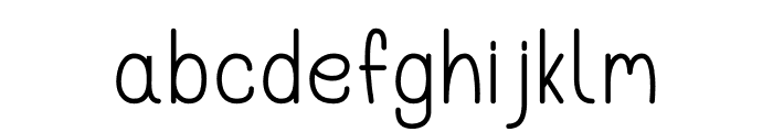 Cashuw Nutter Font LOWERCASE