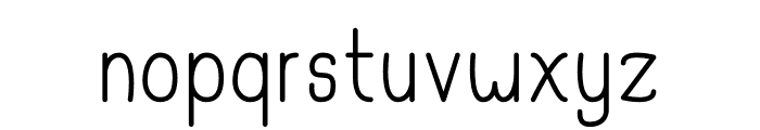 Cashuw Nutter Font LOWERCASE