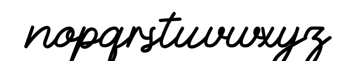 Casilly Font LOWERCASE