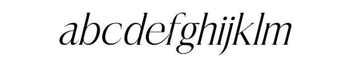 Casselin Italic Font LOWERCASE