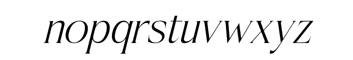 Casselin Italic Font LOWERCASE