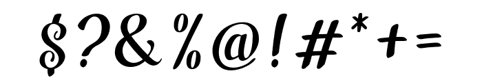 Casseron-Script Font OTHER CHARS