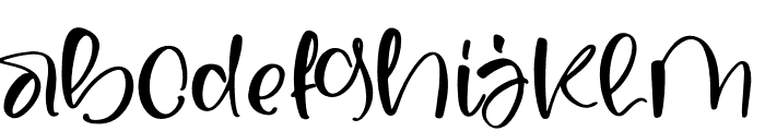 Casstille Font LOWERCASE