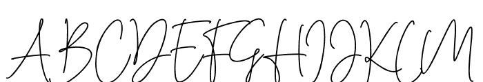 Cassual Signature Font UPPERCASE