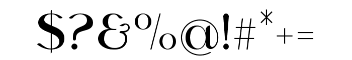 Castand-Regular Font OTHER CHARS