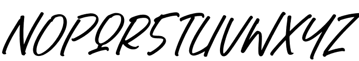 Castelob Italic Font UPPERCASE