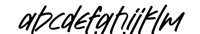 Castelob Italic Font LOWERCASE