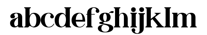 Caster Serif Font LOWERCASE