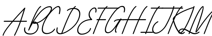 Castila Signature Italic Font UPPERCASE