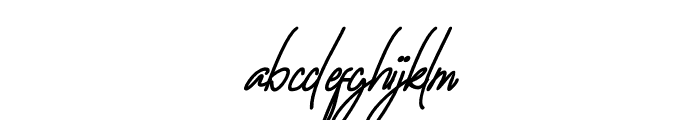 Castila Signature Italic Font LOWERCASE