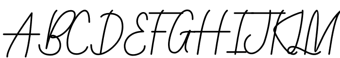 Castila Signature Font UPPERCASE
