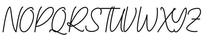Castila Signature Font UPPERCASE