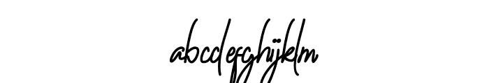 Castila Signature Font LOWERCASE