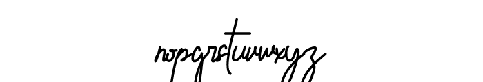 Castila Signature Font LOWERCASE