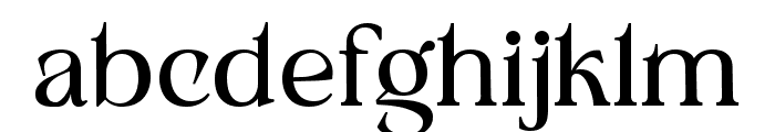 Castile Font LOWERCASE