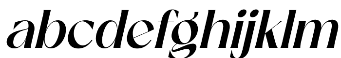 Castle Begale Italic Font LOWERCASE