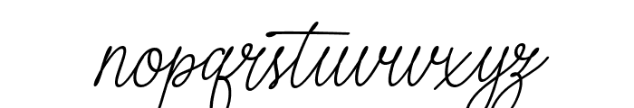 CastleyItalic Font LOWERCASE