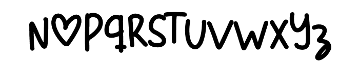 Castlove Font LOWERCASE