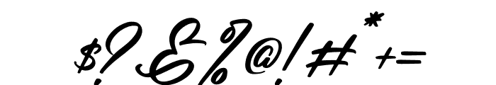 Casttelo Signature Italic Font OTHER CHARS