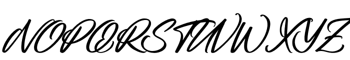 Casttelo Signature Italic Font UPPERCASE