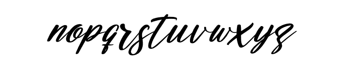 Casttelo Signature Italic Font LOWERCASE