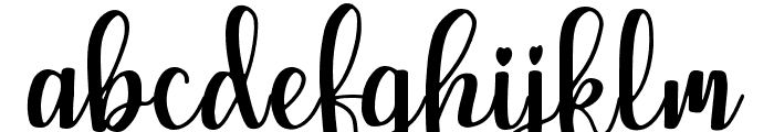 Castya-Calligraphy Font LOWERCASE