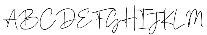 Castyne Signature Font UPPERCASE