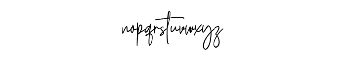 Castyne Signature Font LOWERCASE