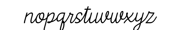 Casual Outfits Font LOWERCASE