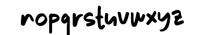Casual Sketchy Font LOWERCASE