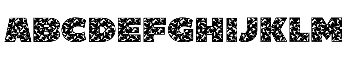 Cat And Dog Font UPPERCASE