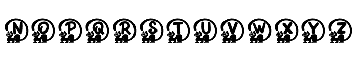 Cat Cat Monogram Font LOWERCASE