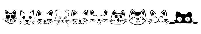 Cat Face Font OTHER CHARS