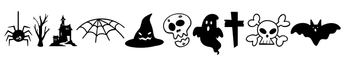 Cat Halloween Font OTHER CHARS