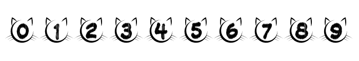 Cat Monogram Font OTHER CHARS