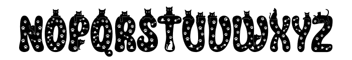Cat Mouse Font UPPERCASE