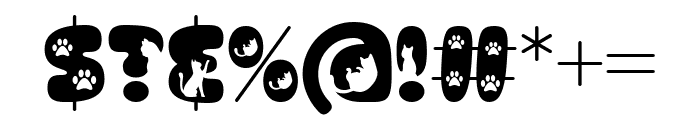 Cat Nite Solid Font OTHER CHARS