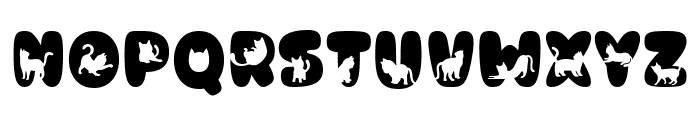Cat Nite Solid Font UPPERCASE