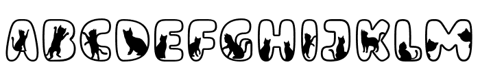 Cat Nite Font LOWERCASE