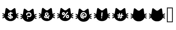 Cat Play Font OTHER CHARS